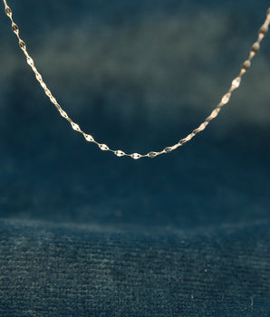 LOVE BY THE MOON 14K White Gold Petal Necklace