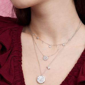 Moonstone Silver Necklace - Ray of Light | LOVE BY THE MOON