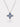 14K Gold September Birthstone Flower Necklace - Sapphire