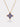 14K Gold December Birthstone Flower Necklace - Tanzanite