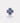 14K White Gold Tanzanite Clover Pendant