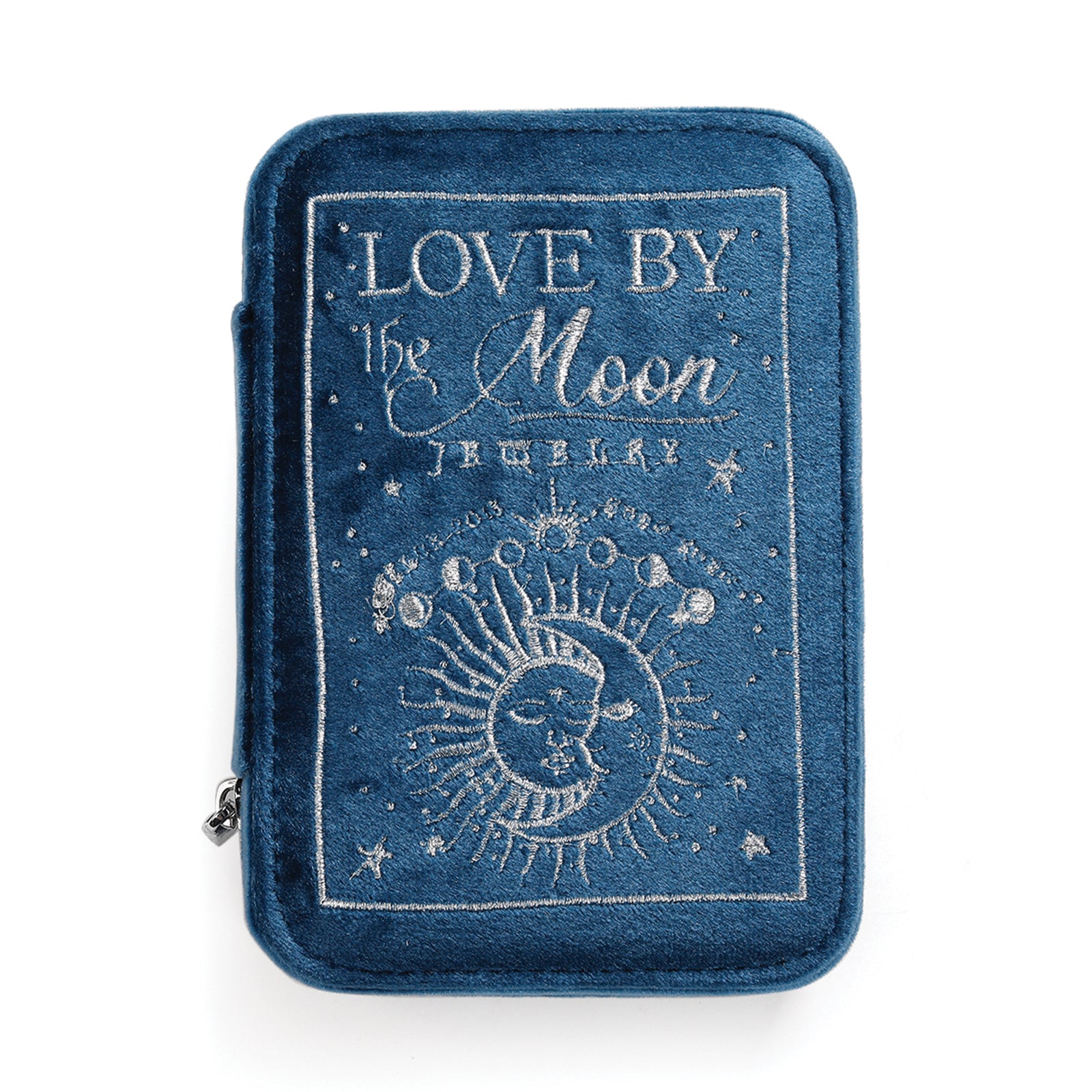 2-tier Embroidered Velvet Jewelry Box | Love By the Moon