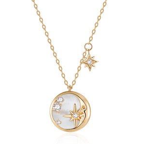 Mother of Pearl Gold Necklace - Sweet Dream