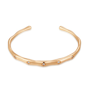 Gold Star Bangle - Little Star