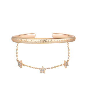 Gold Star Layered Bangle - Secret