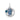 藍晶石 托帕石 鋯石 星座 銀 吊墜 - 巨蟹座