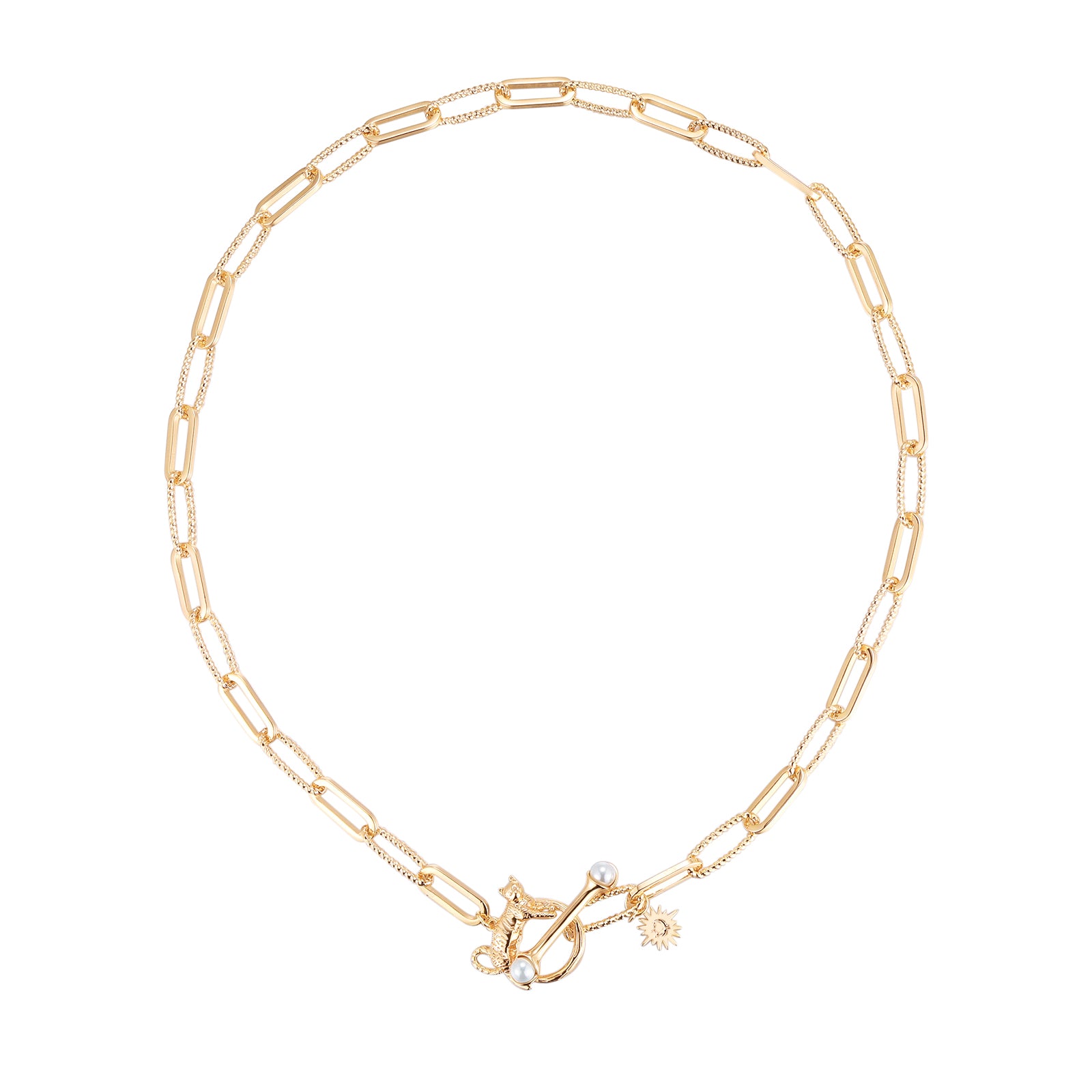 Cynthia x Love by the Moon - Gold Cat Toggle Choker