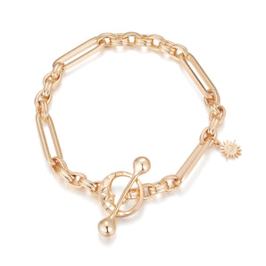 Gold Toggle Bracelet - Embrace