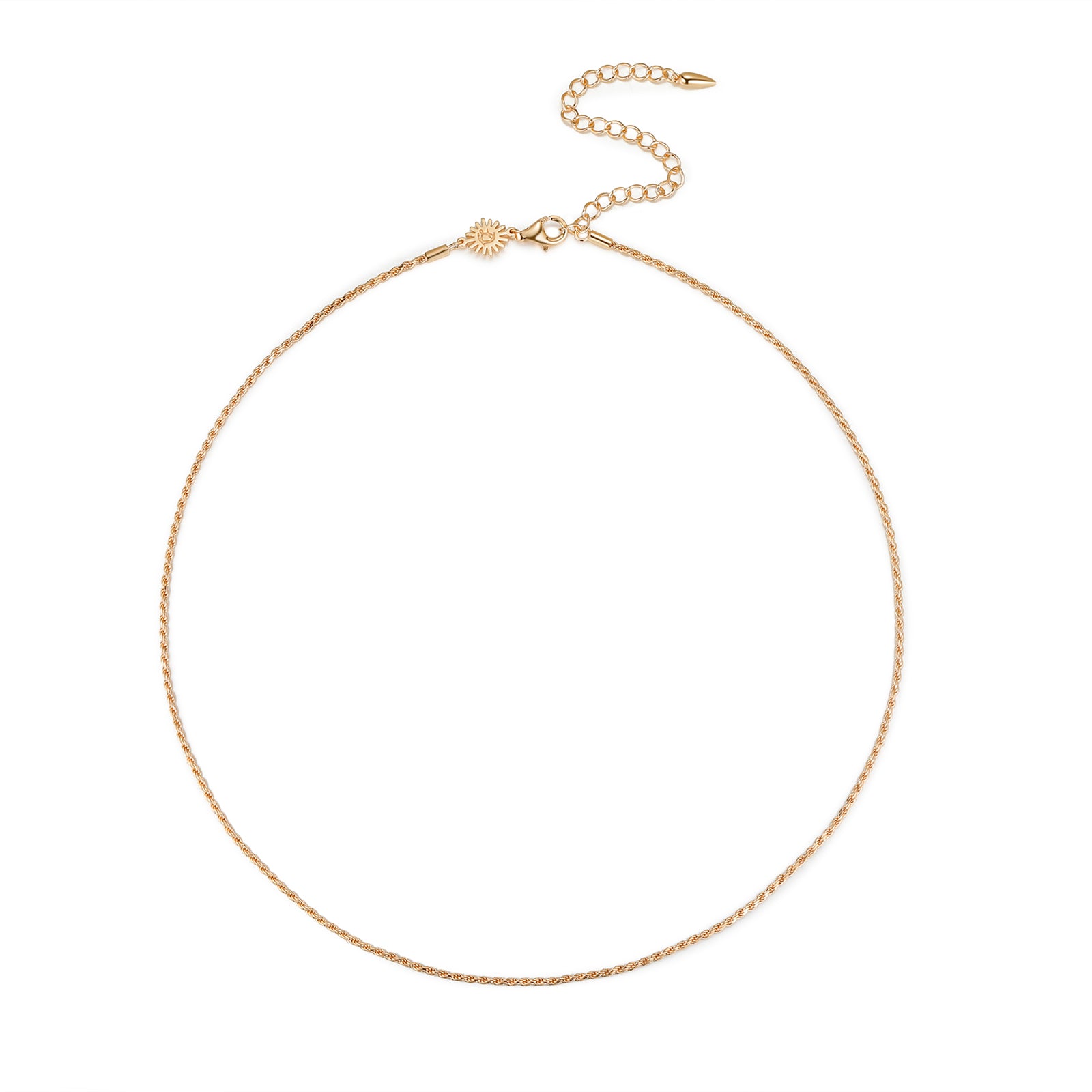Gold Rope Necklace Chain | LOVE BY THE MOON
