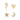Gold Studded Earrings Set - Magic Voyage