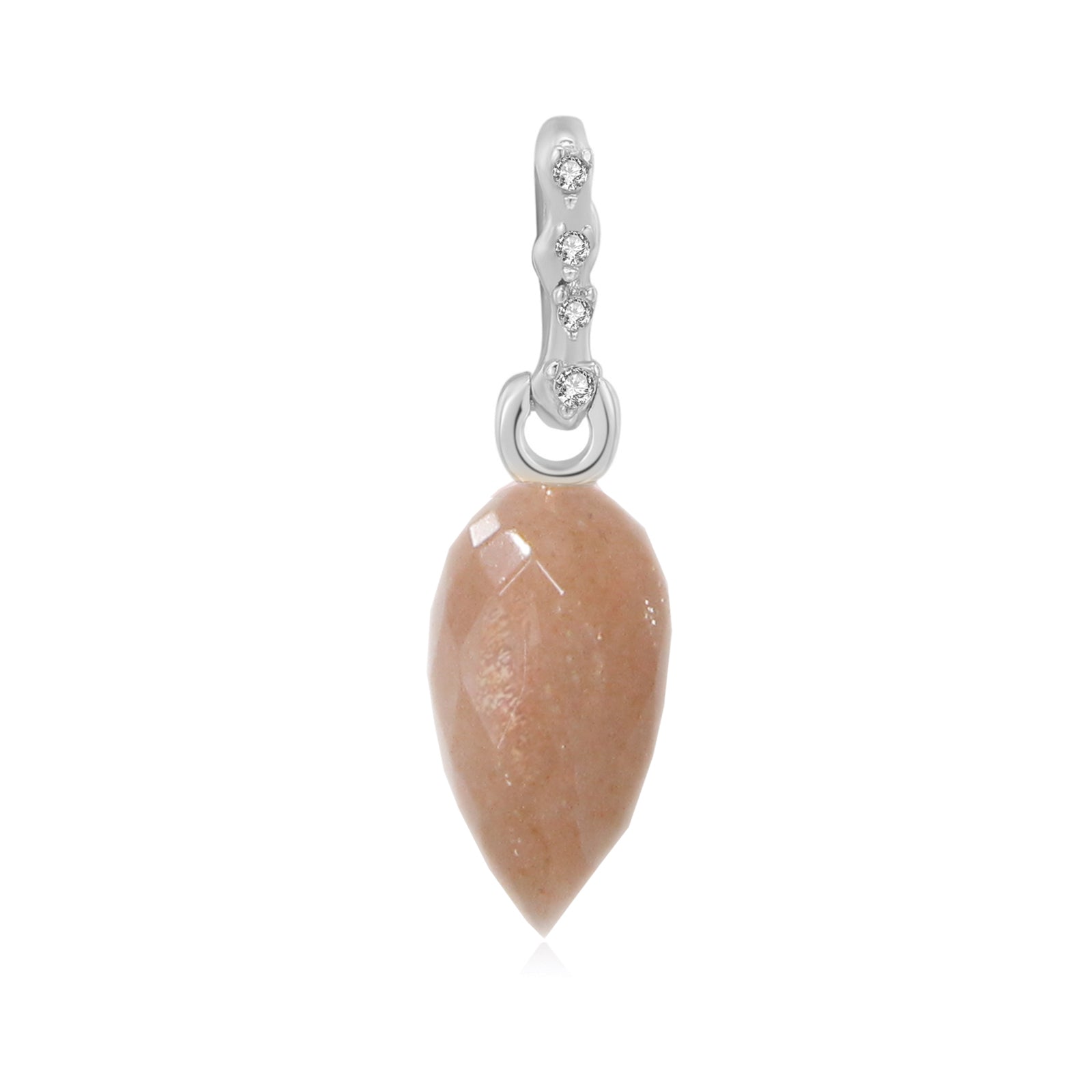 Sunstone Silver Pendant - Sacral Chakra | LOVE BY THE MOON