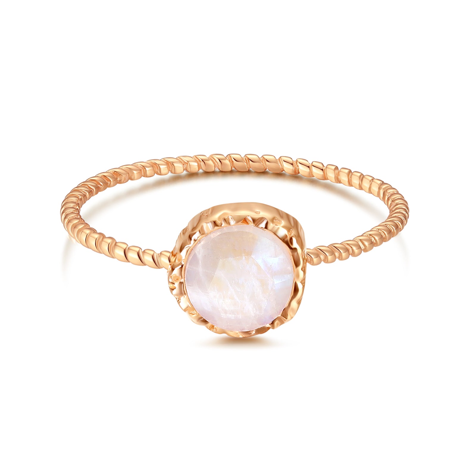 Moonstone Gold Dainty Ring | LOVE BY THE MOON