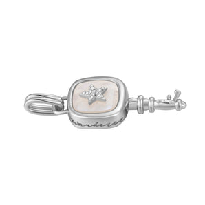Moonstone Silver Key Pendant - Wanderer | LOVE BY THE MOON