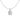 Moonstone Silver Padlock Necklace - Wanderer | LOVE BY THE MOON