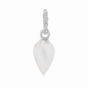 Moonstone Silver Pendant - Solar Plexus Chakra | LOVE BY THE MOON