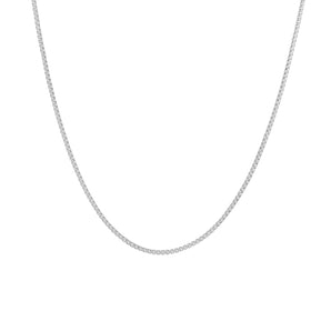 Silver Box Adjustable Necklace Chain